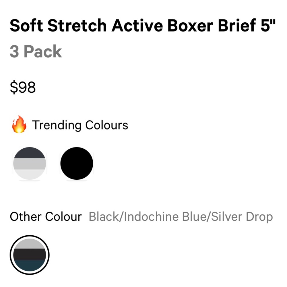 Lululemon Men’s “Soft Stretch” Active Boxer Brief (L) - Picture 4 of 7